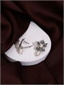 Серьги из серебра с жемчугом 22-1348